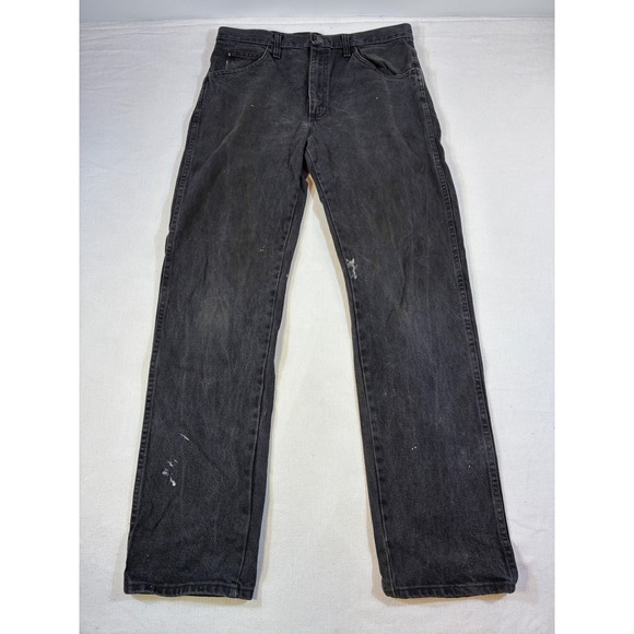 Rustler Other - Vintage Rustler Black Jeans Mens 34x34 Straight Leg Distressed Y2K Western